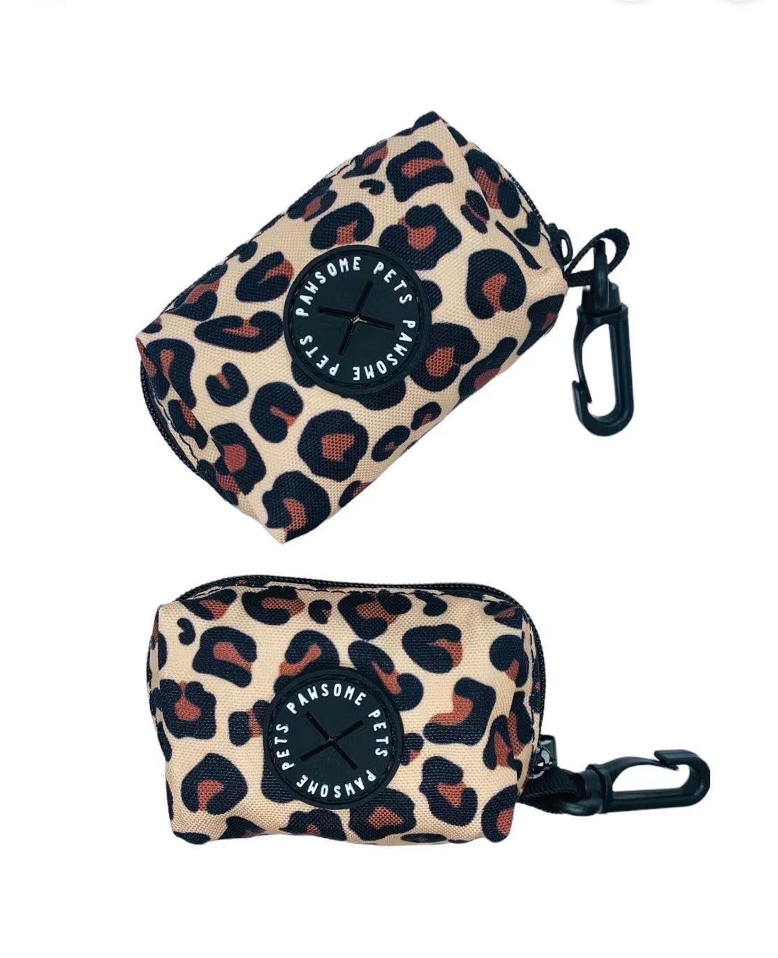 WASTE BAG HOLDER-LEOPARD