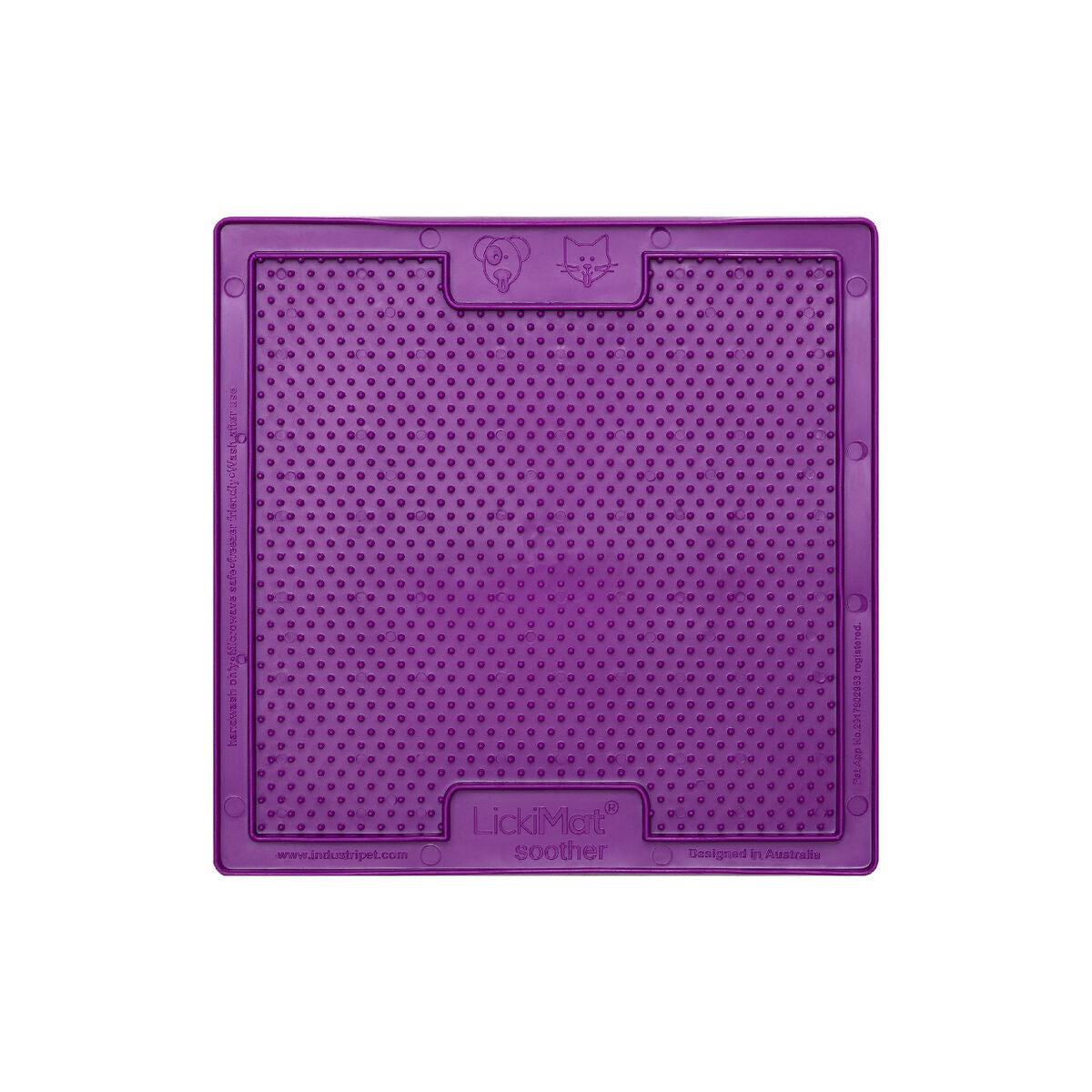Dog Feeder Lickimat Purple TPR-2