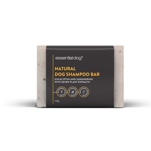 Solid Dog Shampoo Bar: Neem Seed, Lemongrass and Eucalyptus
