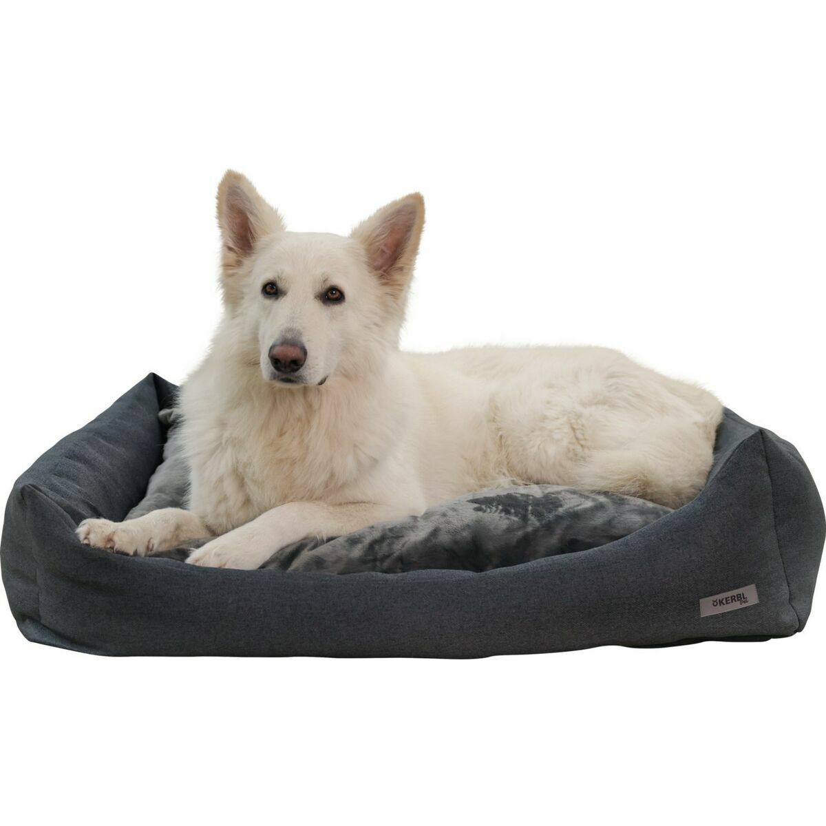 Dog Bed Kerbl Grey 80 x 60 x 25 cm-3