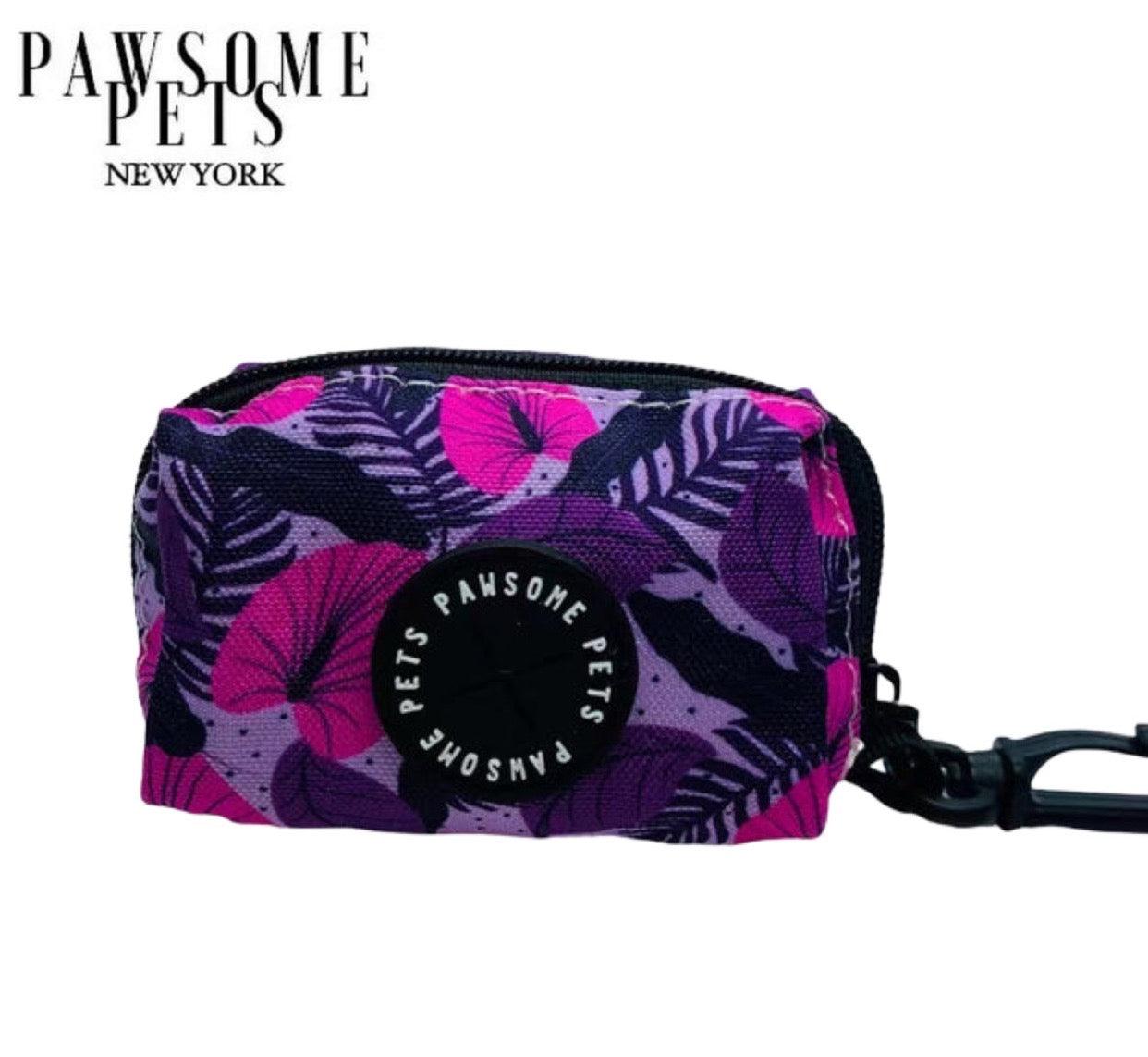 WASTE BAG HOLDER- HAWAII PURPLE FLORAL