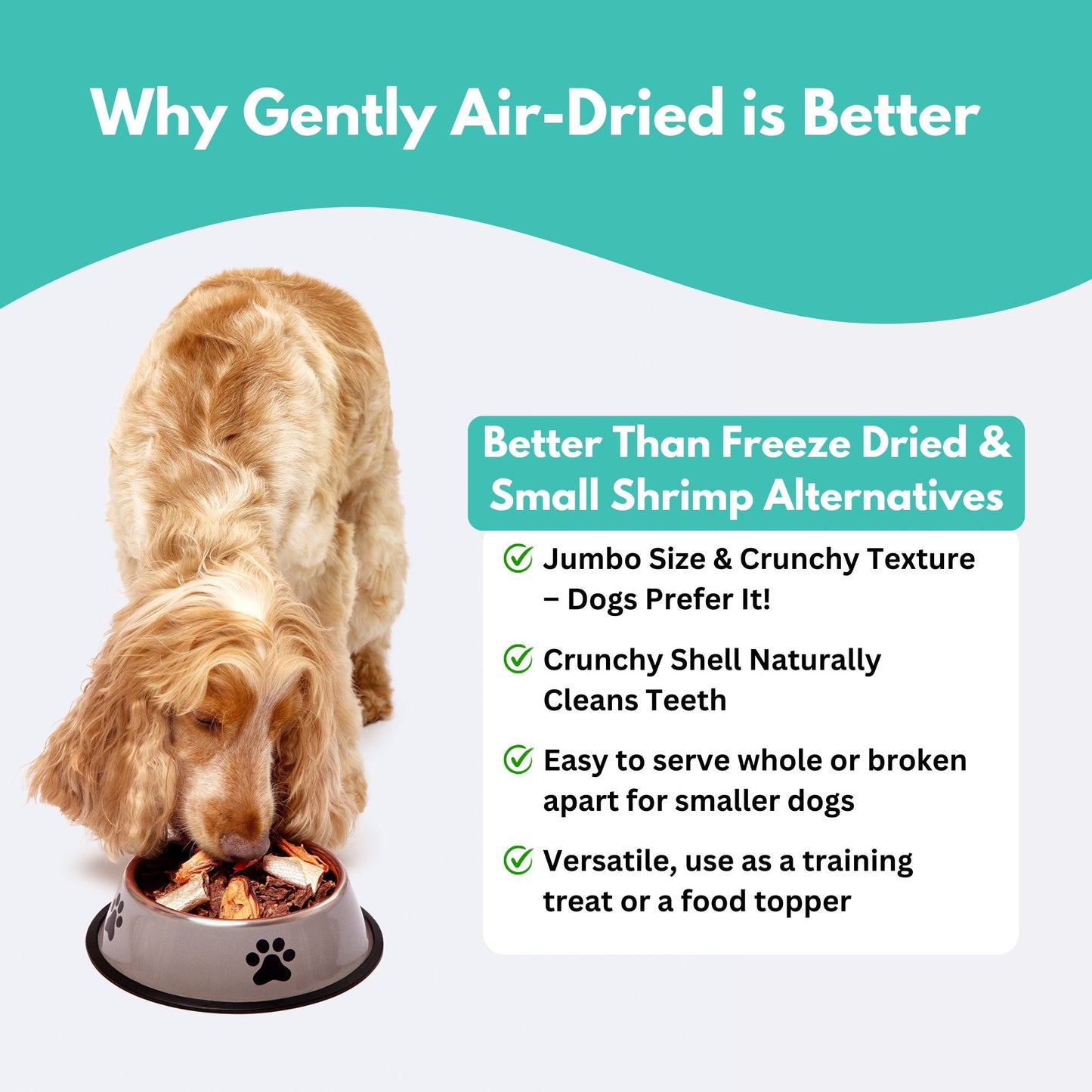 Wild-Caught Australian Jumbo Prawn Dog Treats