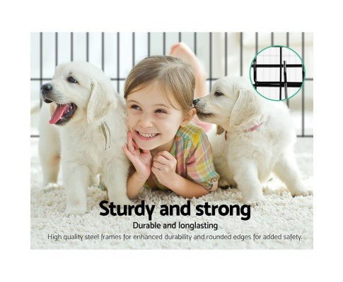 8 Panel Pet Playpen Crate - 24 inch