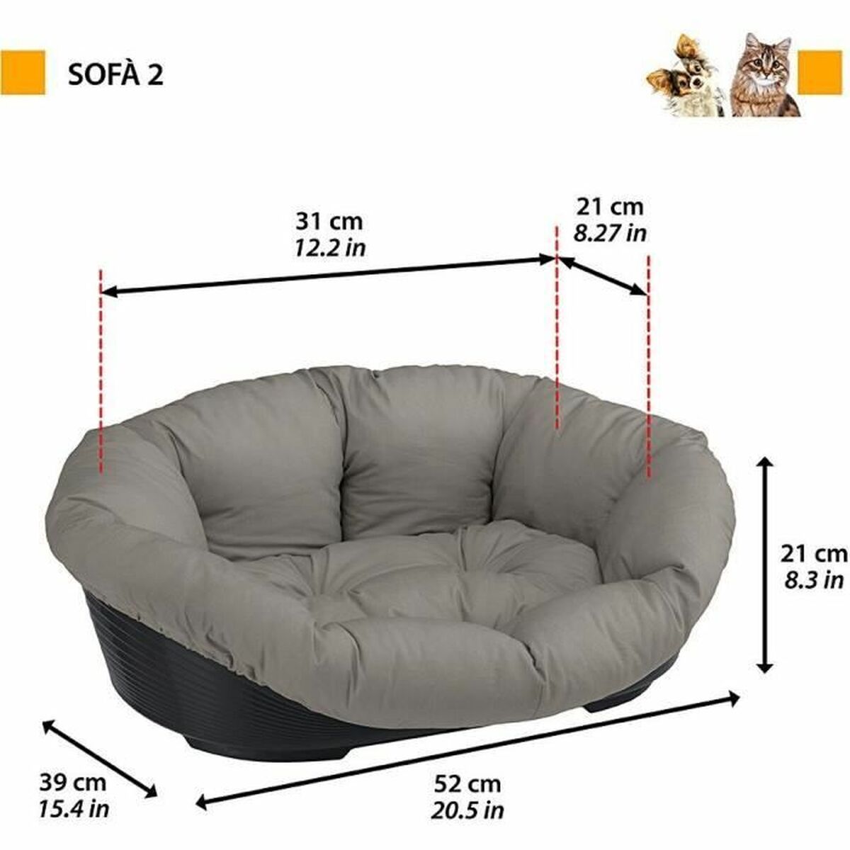 Dog Bed Ferplast-1