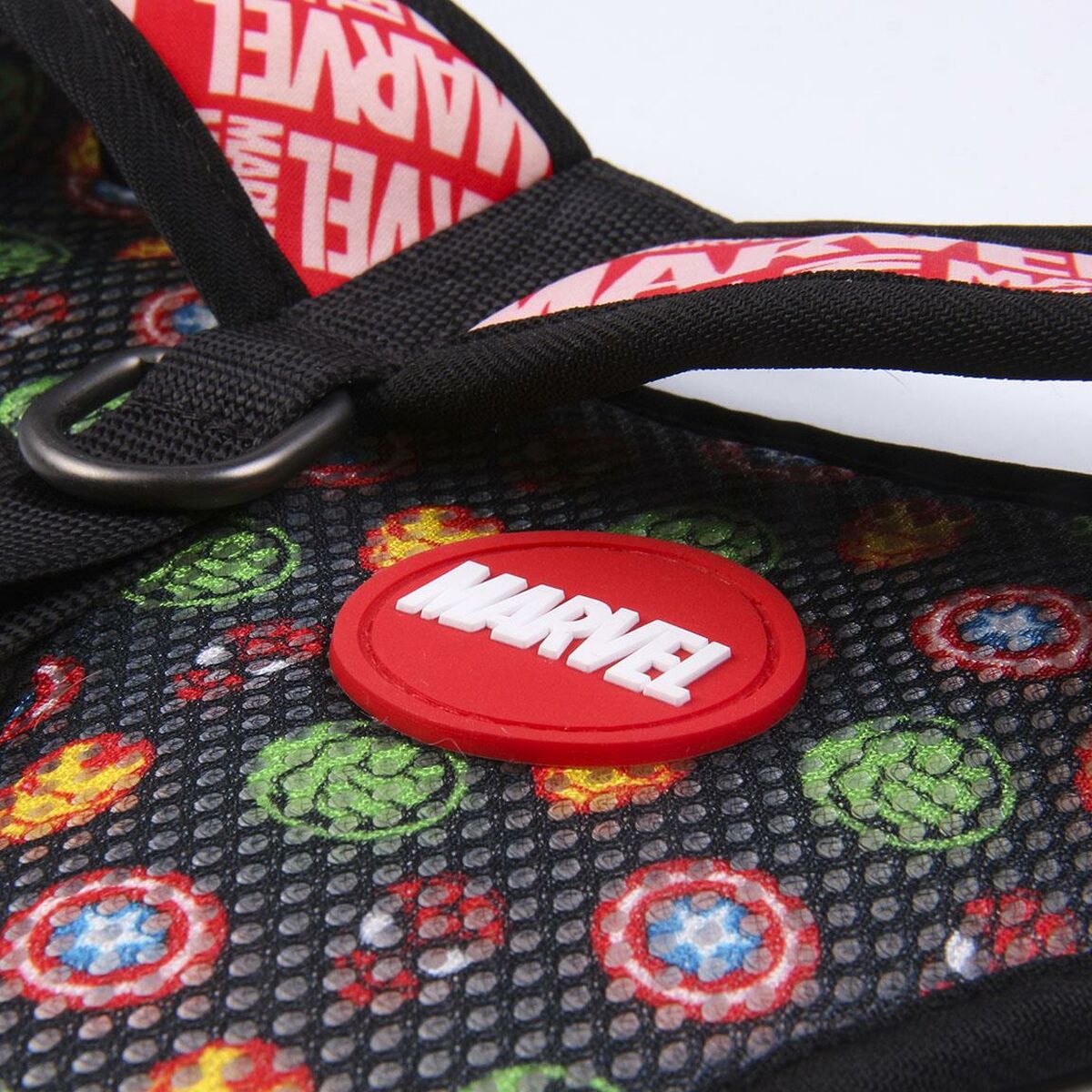 Dog Harness Marvel Reversible Red XS-7