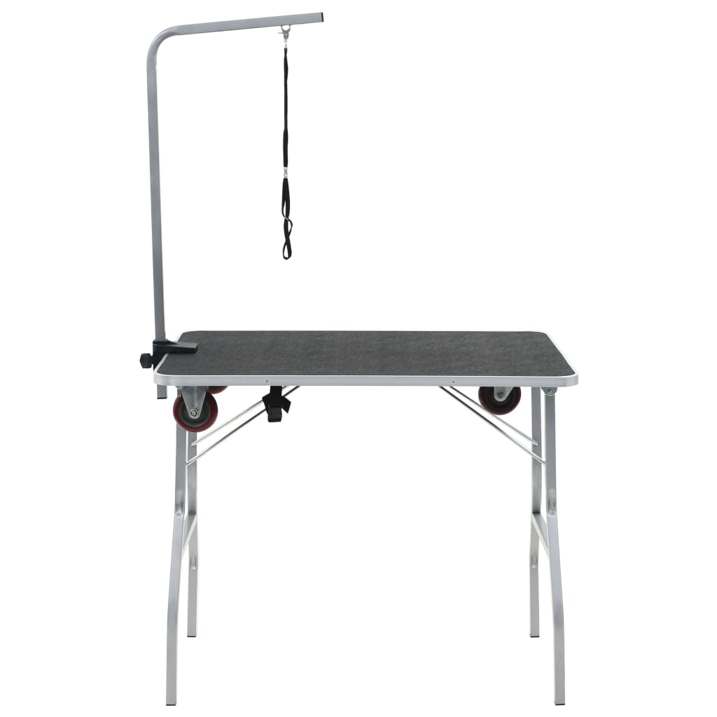 NNEVL Portable Dog Grooming Table with Castors-2
