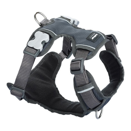 Dog Harness Red Dingo Padded Grey XS size-0