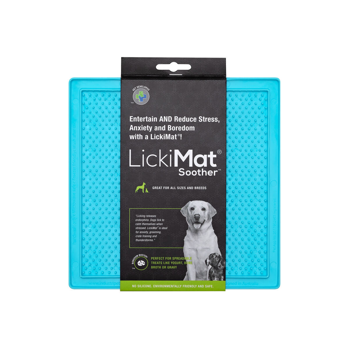 Dog Feeder Lickimat Turquoise TPR-0