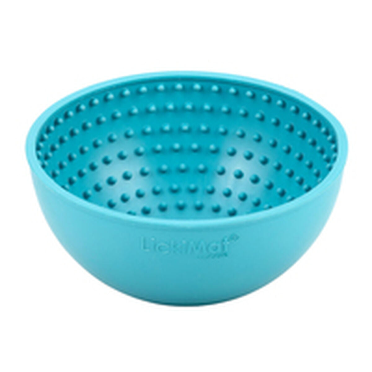 Dog Feeder Lickimat Wobble Turquoise Rubber-5